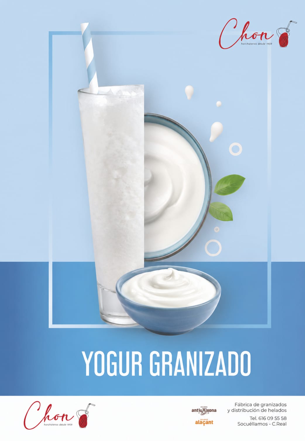 Granizado de yogur